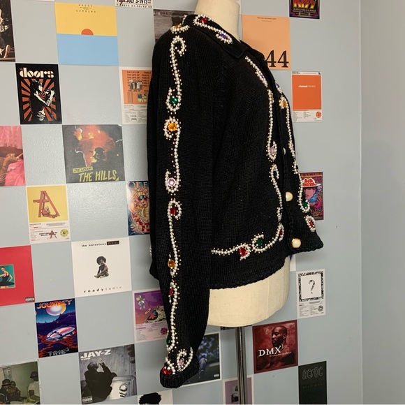 Vintage Cropped Sweater for Christmas Winter Holiday from the 90s - Picture 6 of 12